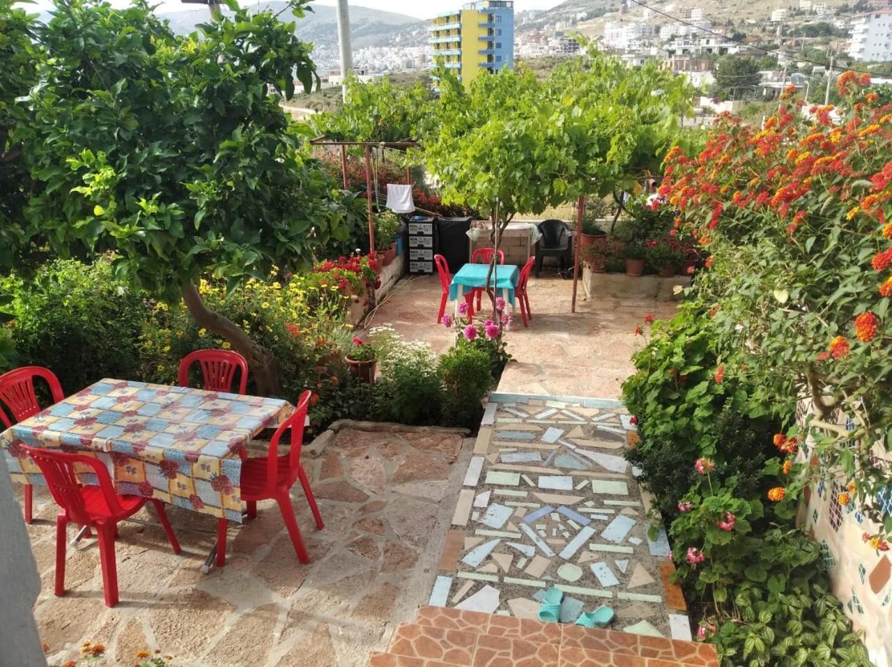 Hako Apartments Sarande Bagian luar foto